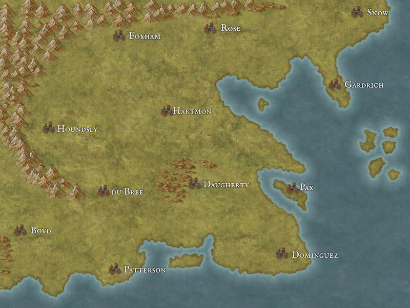 A map of the Empire of the Eternal Sun